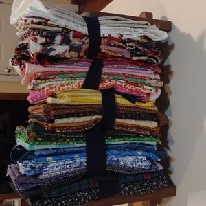 5 bundles of fabric for crafting